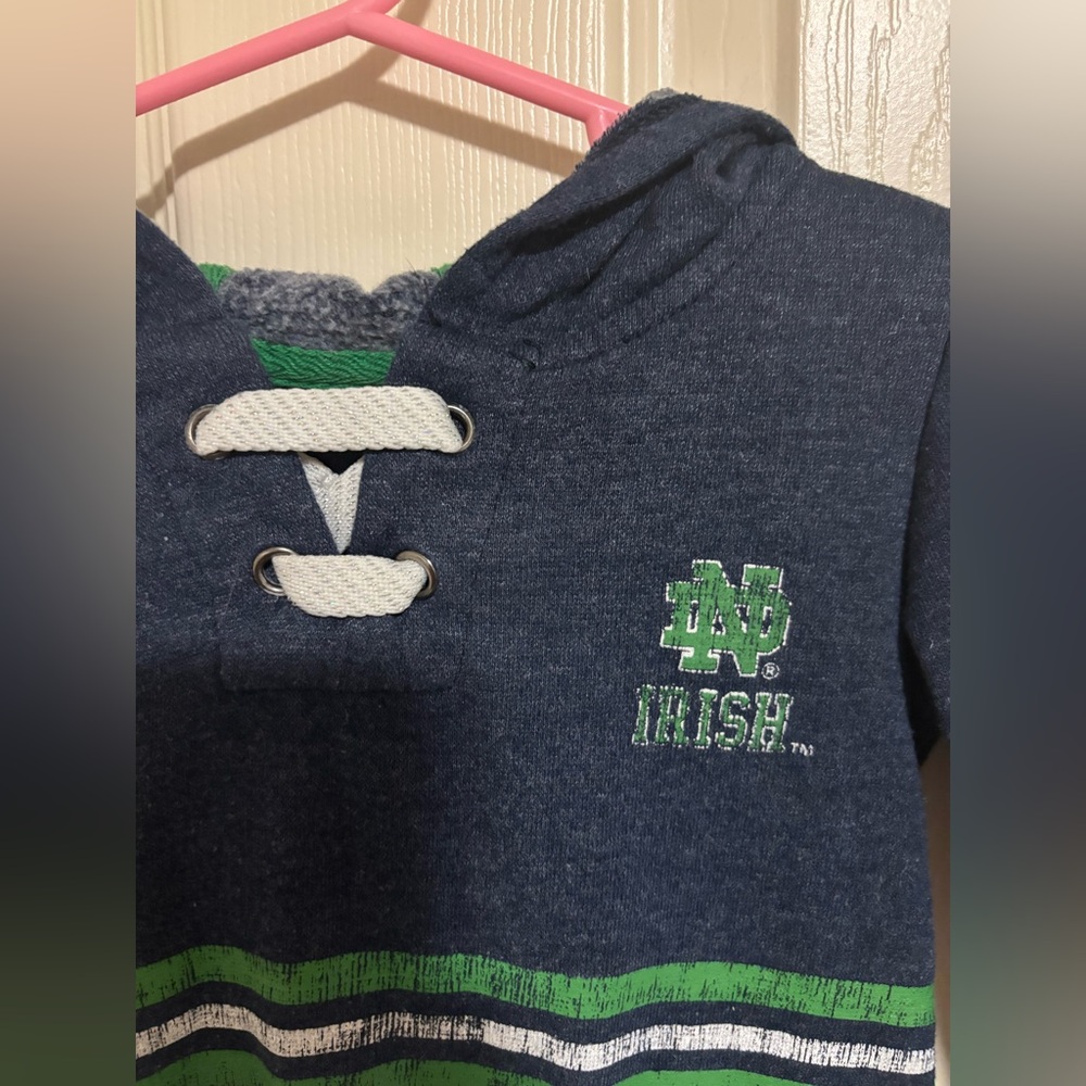 Notre Dame Fighting Irish football Toddler Dress shirt with skirt football dress - Picture 3 of 4